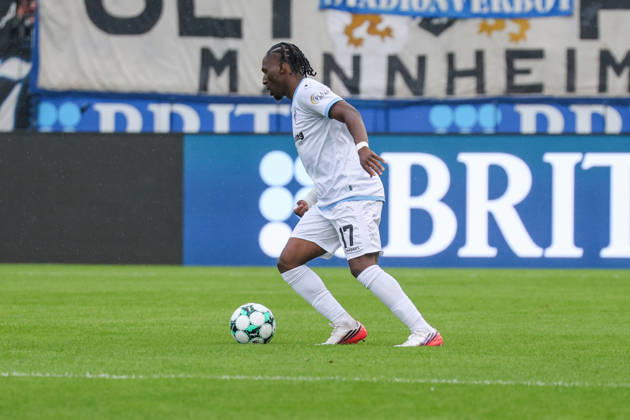 Darnell Keumo, SV Waldhof Mannheim, 17th Soccer 3rd Division, Matchday 5, SV Wehen Wiesbaden vs. SV Waldhof Mannheim on September 13, 2026, at BRITA Arena Wiesbaden, Germany BRITA Arena Wiesbaden, Germany Copyright: xFranzxReindelx