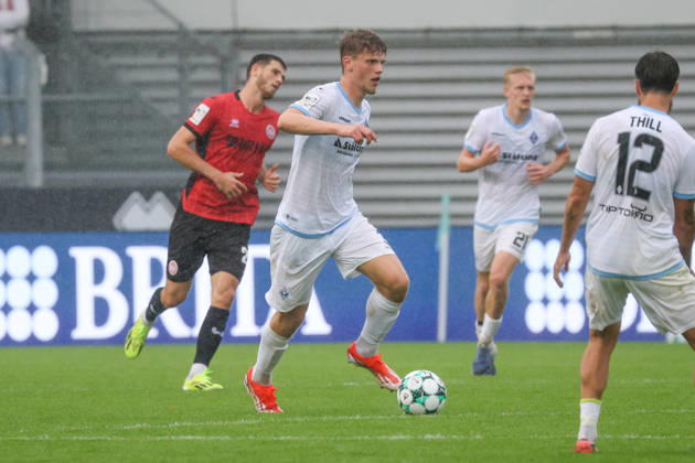 Moritz Malik Polte, SV Waldhof Mannheim, 3rd Division, Matchday 5, SV Wehen Wiesbaden vs. SV Waldhof Mannheim on September 13, 2026, at BRITA Arena Wiesbaden, Germany; BRITA Arena Wiesbaden, Germany Copyright: xFranzxReindelx