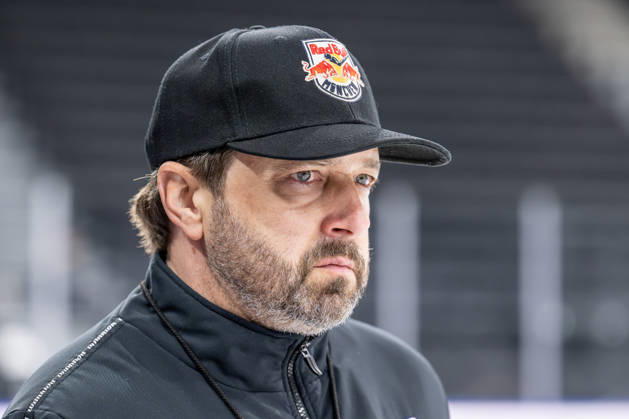 Oliver David, Head Coach, EHC Red Bull Munich Portrait GER, EHC Red Bull Munich, ice hockey, training session ahead of the DEL season opener, September 14, 2026 Photo: HMB Media, Heike Feiner Copyright: HMBxMedia HeikexFeiner