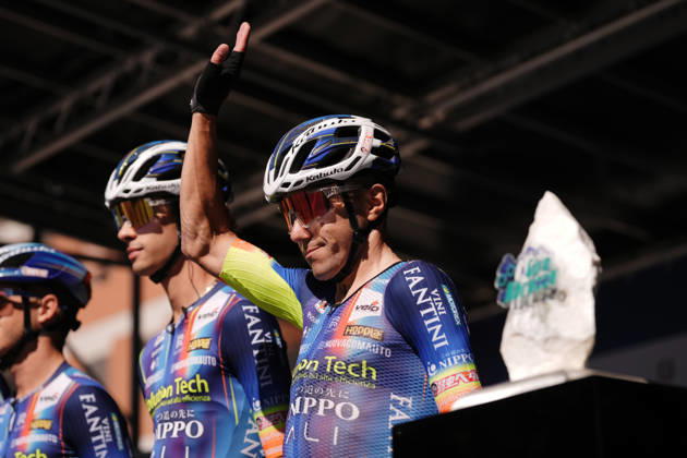 Italy s Domenico Pozzovivo of Solution Tech Nippo Rali during the Giro d™Abruzzo, stage 2 from Popoli Terme to Caramanico Terme (143 km) - Abruzzo, Italy - Wednesday, September 16, 2026. - cycling.  Copyright: xMassimoxPaolone LaPressex