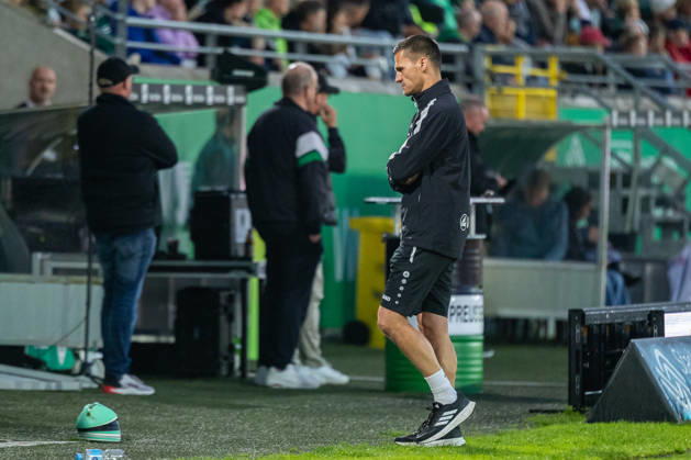 Thomas Woerle, SC Preussen Münster, Head Coach (GER), SC Preussen Münster vs. 1. FC Saarbrücken, Soccer, 3. Liga, Matchday 6, 2026–2027 Season, September 16, 2026 DFL regulations prohibit any use of photographs as image sequences and or quasi-video GER, SC Preussen Münster vs. 1 FC Saarbrücken, Soccer, 3rd Division, Matchday 6, 2026–2027 season, September 16, 2026, Münster Copyright: xEibner-Pressefoto JanxRollingerx EP_JSK