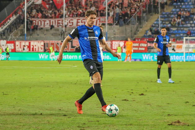 Maximilian Thalhammer, SV Waldhof Mannheim, German Soccer 3rd Division, Matchday 6, SV Waldhof Mannheim vs. Rot-Weiss Essen on September 16, 2026, at Carl Benz Stadium in Mannheim, Germany; Carl Benz Stadium, Mannheim, Germany Copyright: xFranzxReindelx