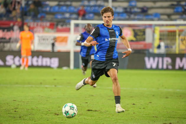 Lovis Bierschenk, SV Waldhof Mannheim, 7th Division, Matchday 6, SV Waldhof Mannheim vs. Rot-Weiss Essen on September 16, 2026, at Carl Benz Stadium in Mannheim, Germany; Carl Benz Stadium, Mannheim, Germany Copyright: xFranzxReindelx