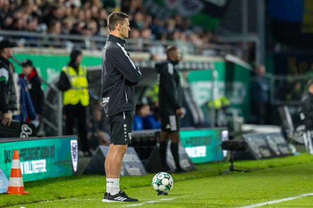 Thomas Woerle, SC Preussen Münster, Head Coach (GER), SC Preussen Münster vs. 1. FC Saarbrücken, Soccer, 3. Liga, Matchday 6, 2026–2027 Season, September 16, 2026 DFL regulations prohibit the use of photographs as image sequences and or quasi-video GER, SC Preussen Münster vs. 1 FC Saarbrücken, Soccer, 3rd Division, Matchday 6, 2026–2027 season, September 16, 2026, Münster Copyright: xEibner-Pressefoto JanxRollingerx EP_JSK