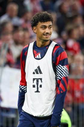 Nathaniel Brown, FC Bayern Munich, 11, GER, FC Bayern Munich vs. 1. FC Union Berlin, Soccer, Bundesliga, Matchday 4, 2026–2027 Season, September 18, 2026, DFL and DFB regulations prohibit any use of photographs as image sequences and or quasi-video, GER, FC Bayern Munich vs. 1. FC Union Berlin, Soccer, Bundesliga, Matchday 4, 2026–2027 Season, September 18, 2026, Munich Copyright: xEibner-Pressefoto JennixMaulx EP_JML