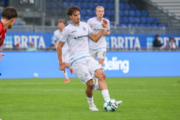 Lovis Bierschenk, SV Waldhof Mannheim, 7th Soccer 3rd Division, Matchday 5, SV Wehen Wiesbaden vs. SV Waldhof Mannheim on September 13, 2026, at BRITA Arena Wiesbaden, Germany; BRITA Arena Wiesbaden, Germany Copyright: xFranzxReindelx