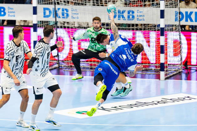 September 18, 2026, GER, Handball, Men, Season 26–27, Opel 1st Division, Matchday 5, ThSV Eisenach vs. THW Kiel, Elias Scholtes (ThSV Eisenach), 4 99817 Eisenach, Werner Assmann, Am Sportpark Hall, Thuringia, Germany
