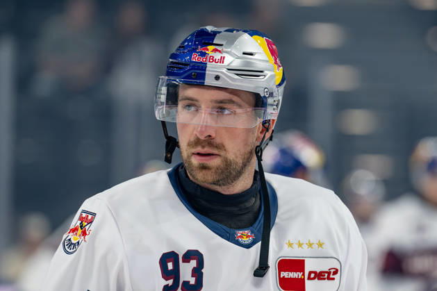 Maximilian Kastner, EHC Red Bull Munich, 93 Portrait, GER, EHC Red Bull Munich vs. Adler Mannheim, Ice Hockey, DEL, 2026–2027 Season, Matchday 1, September 18, 2026 Photo: HMB Media, Heike Feiner Copyright: HMBxMedia HeikexFeiner