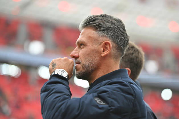 Coach Martin Demichelis, RB Leipzig Soccer, Bundesliga Matchday 4: Bayer 04 Leverkusen vs. RB Leipzig, on September 20, 2026, in Leverkusen, Germany. DFL regulations prohibit any use of photographs as image sequences and or quasi-video. ÂÂ