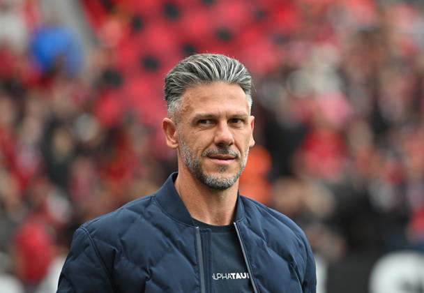 Coach Martin Demichelis, RB Leipzig Soccer, Bundesliga Matchday 4: Bayer 04 Leverkusen vs. RB Leipzig, on September 20, 2026, in Leverkusen, Germany. DFL regulations prohibit any use of photographs as image sequences and or quasi-video. ÂÂ