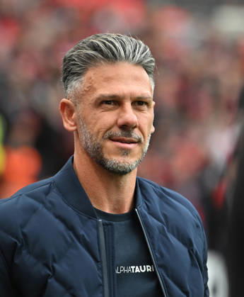Coach Martin Demichelis, RB Leipzig Soccer, Bundesliga Matchday 4: Bayer 04 Leverkusen vs. RB Leipzig, on September 20, 2026, in Leverkusen, Germany. DFL regulations prohibit any use of photographs as image sequences and or quasi-video. ÂÂ