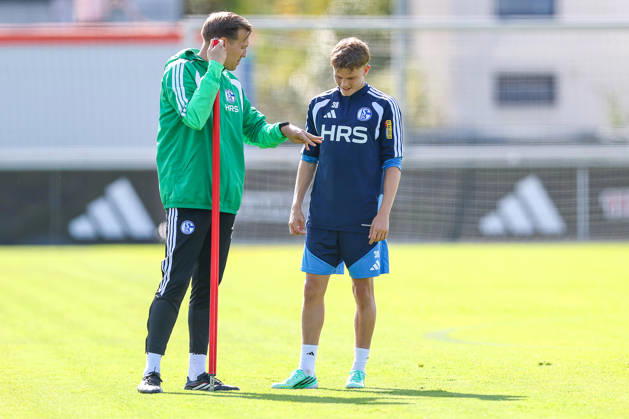 September 23, 2026, Soccer, FC Schalke 04 practice Luca Vozar FC Schalke 04 Gelsenkirchen FC Schalke 04 training facility NRW Germany xRHR PHOTO YYx Copyright: RHR-FOTOx RHR-FOTO YY