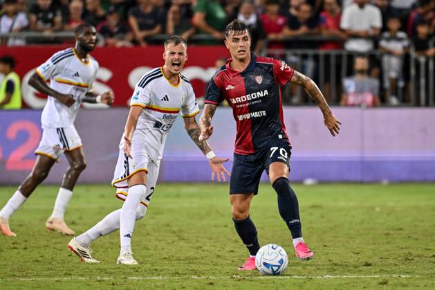 IPA88905017 - Daniel Maldini of Cagliari Calcio during the Cagliari Calcio vs. US Lecce match in the Italian Serie A soccer league in Cagliari, Italy, on September 7, 2026 Copyright: xLuigixCanu IPAxSportx xx IPA88905017