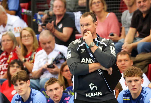 September 24, 2026, Germany, Stuttgart, DHB Cup 2026–2027 Season, TVB Stuttgart vs. HC Erlangen, TVB Coach Misha Kaufmann