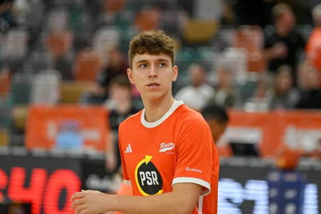 Dominic Dolic, RASTA Vechta, RASTA Vechta vs. Bamberg Baskets, easyCredit Basketball Bundesliga, Matchday 2, 2026–2027 season, September 24, 2026, RASTA Vechta vs. Bamberg Baskets, easyCredit Basketball Bundesliga, Matchday 2, 2026–2027 season, September 24, 2026, Vechta Copyright: xEibner-Pressefoto RobertxGertzenx EP_RGN