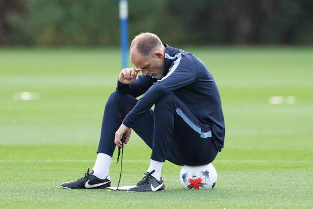 England MD-1 Training, Nations League Thomas Tuchel, reacts Manager of England during the England MD-1 training session ahead of the 2026 27 UEFA Nations League Group A3 match vs Spain, Tottenham Hotspur Training Ground, Enfield, England on 25 September 2026 Credit: Tiego Grenho Every Second Media Editorial use only. All images are copyright Every Second Media Limited. No images may be reproduced without prior permission. Copyright: xIMAGO EveryxSecondxMediax ESM-2188-0003 TiegoxGrenhox xEveryxSecondxMediax