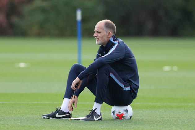 England MD-1 Training, Nations League Thomas Tuchel, Manager of England during the England MD-1 training session ahead of the 2026 27 UEFA Nations League Group A3 match vs Spain, Tottenham Hotspur Training Ground, Enfield, England on 25 September 2026 Credit: Tiego Grenho Every Second Media Editorial use only. All images are copyright Every Second Media Limited. No images may be reproduced without prior permission. Copyright: xIMAGO EveryxSecondxMediax ESM-2188-0004 TiegoxGrenhox xEveryxSecondxMediax