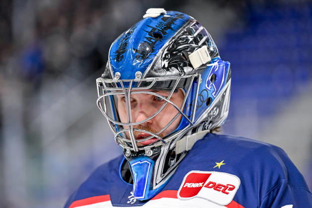 Jonas Stettmer, Goaltender, ERC Ingolstadt, 01 Portrait, GER, Straubing Tigers vs. ERC Ingolstadt, Ice Hockey, DEL, 2026–2027 Season, Matchday 3, September 25, 2026 Photo: HMB Media, Heike Feiner Copyright: HMBxMedia HeikexFeiner