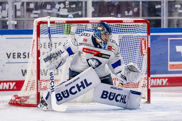 Jonas Stettmer, Goaltender, ERC Ingolstadt, 01 GER, Straubing Tigers vs. ERC Ingolstadt, Ice Hockey, DEL, 2026–2027 Season, Matchday 3, September 25, 2026. Photo: HMB Media, Heike Feiner Copyright: HMBxMedia HeikexFeiner