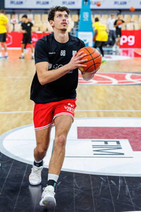 Yuval Hochstadter, BMA365 Bamberg Baskets, 66, Single Frame, Single Photo, Portrait, Warm-up, Before Tip-off, BMA365 Bamberg Baskets vs. MHP RIESEN Ludwigsburg, Basketball, easyCredit BBL, Matchday 3, September 26, 2026, BMA365 Bamberg Baskets vs. MHP RIESEN Ludwigsburg, Basketball, easyCredit BBL, Matchday 3, September 26, 2026, Bamberg Copyright: xEibner-Pressefoto G.xSantemizx EP_EER