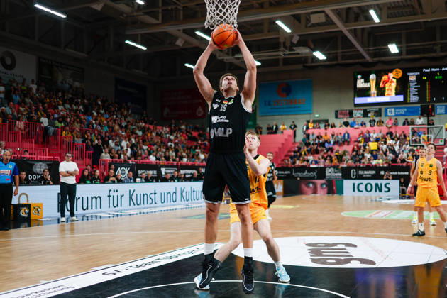 Lorenz Brenneke, MLP Academics Heidelberg, 19, GER, Tigers Tübingen vs. MLP Academics Heidelberg, Basketball, ProA, Matchday 1, 2026–2027 Season, September 26, 2026, GER, Tigers Tübingen vs. MLP Academics Heidelberg, Basketball, ProA, Matchday 1, 2026–2027 Season, September 26, 2026, Tigers Tübingen Copyright: xEibner-Pressefoto KirstenxJaegerx