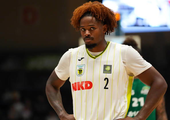 Taje Kelly Medikamente Per Klick Bayreuth, 2 GER, EPG Baskets Koblenz vs. Medikamente Per Klick Bayreuth, Barmer 2 Basketball Bundesliga, ProA, Matchday 1, 2026–27 Season, EPG Arena, Koblenz, September 27, 2026 EPG Baskets Koblenz vs. Medikamente per Klick Bayreuth, ProA, Matchday 1, 2026–27 Season, September 27, 2026, Koblenz Copyright: xEibner-Pressefoto ScottxColemanx EP_SCN