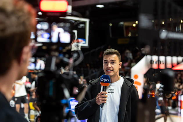 September 27, 2026, GER, BBL, easyCredit Basketball Bundesliga, Chemnitz, Niners Chemnitz vs. Phoenix Hagen, Patrick Fritzsche, DYN commentator, Chemnitz Messe, Chemnitz, Saxony, Germany