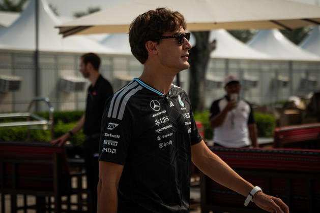 Formula 1 Gulf Air Bahrain Grand Prix in Malaysia 2026 - Round 16 of 23 - Sepang International Circuit, Sepang, Malaysia George Russell (GBR) - Mercedes-AMG PETRONAS F1 Team during the Formula 1 Gulf Air Bahrain Grand Prix in Malaysia 2026 at Sepang International Circuit in Sepang, Malaysia. Round 16 of 23 of the 2026 FIA Formula One World Championship, WM, Weltmeisterschaft held October 2-4, 2026. The race was relocated from Bahrain to Malaysia and held at Sepang International Circuit., Credit:Unicode Images Davide Di Lalla Avalon Malaysia, Selangor, Sepang, Sepang International Circuit Copyright: xUnicodexImagesx xDavidexDixLallax xAvalonx 1139748498