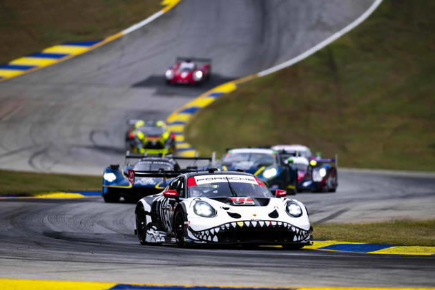 AUTO - IMSA - PETIT LE MANS 2026 77 KING Harry (gbr), PICARIELLO Alessio (bel), TANDY Nick (gbr), AO Racing, Porsche 911 GT3 R (992.2), action during the 2026 Motul Petit Le Mans, 11th round of the 2026 IMSA WeatherTech SportsCar Championship, from October 1 to 3, 2026 on the Michelin Raceway Road Atlanta in Braselton, Georgia, United States of America - BraseltonUnited States Copyright: xFabrizioxBoldonix