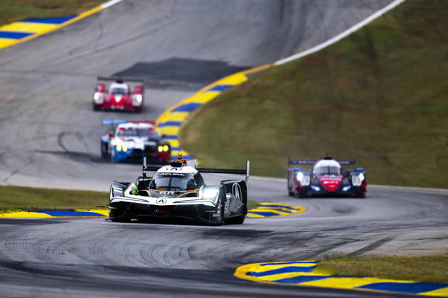 AUTO - IMSA - PETIT LE MANS 2026 60 BLOMQVIST Tom (gbr), BRAUN Colin (usa), DIXON Scott (nzl), Acura Meyer Shank Racing with Curb-Agajanian, Acura ARX-06, action during the 2026 Motul Petit Le Mans, 11th round of the 2026 IMSA WeatherTech SportsCar Championship, from October 1 to 3, 2026 on the Michelin Raceway Road Atlanta in Braselton, Georgia, United States of America - BraseltonUnited States Copyright: xFabrizioxBoldonix