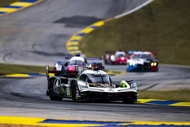 AUTO - IMSA - PETIT LE MANS 2026 60 BLOMQVIST Tom (gbr), BRAUN Colin (usa), DIXON Scott (nzl), Acura Meyer Shank Racing with Curb-Agajanian, Acura ARX-06, action during the 2026 Motul Petit Le Mans, 11th round of the 2026 IMSA WeatherTech SportsCar Championship, from October 1 to 3, 2026 on the Michelin Raceway Road Atlanta in Braselton, Georgia, United States of America - BraseltonUnited States Copyright: xFabrizioxBoldonix