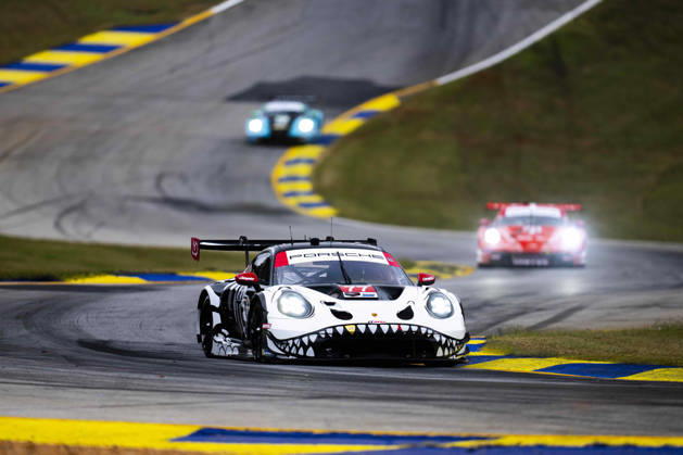 AUTO - IMSA - PETIT LE MANS 2026 77 KING Harry (gbr), PICARIELLO Alessio (bel), TANDY Nick (gbr), AO Racing, Porsche 911 GT3 R (992.2), action during the 2026 Motul Petit Le Mans, 11th round of the 2026 IMSA WeatherTech SportsCar Championship, from October 1 to 3, 2026 on the Michelin Raceway Road Atlanta in Braselton, Georgia, United States of America - BraseltonUnited States Copyright: xFabrizioxBoldonix