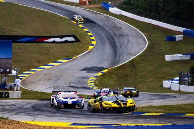 AUTO - IMSA - PETIT LE MANS 2026 70 IRIBE Brendan (usa), IRIBE Brendan (usa), SCHANDORFF Frederik (den), Inception Racing, Ferrari 296 GT3 Evo, action during the 2026 Motul Petit Le Mans, 11th round of the 2026 IMSA WeatherTech SportsCar Championship, from October 1 to 3, 2026 on the Michelin Raceway Road Atlanta in Braselton, Georgia, United States of America - BraseltonUnited States Copyright: xFabrizioxBoldonix