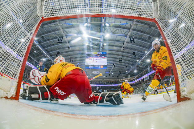 October 1, 2026, Quinto, Gottardo Arena, NL HC Ambrì Piotta vs. SCL Tigers 39, goalkeeper Luca Boltshauser, Tigers in action, Quinto, Gottardo Arena, Ticino, Switzerland Copyright: xJustPictures.ch JarixPestelaccix jp-en-JaPe-_DSC9425