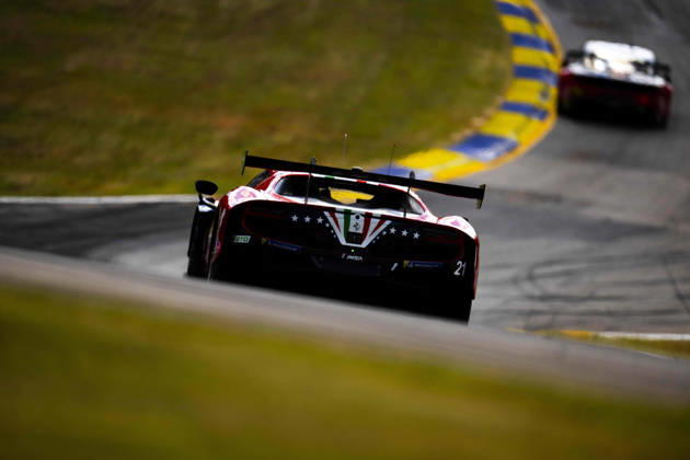 AUTO - IMSA - PETIT LE MANS 2026 21 FUOCO Antonio (ita), MANN Simon (gbr), WADOUX Lilou (fra), AF Corse, Ferrari 296 GT3 Evo, action during the 2026 Motul Petit Le Mans, 11th round of the 2026 IMSA WeatherTech SportsCar Championship, from October 1 to 3, 2026 on the Michelin Raceway Road Atlanta in Braselton, Georgia, United States of America - BraseltonUnited States  Copyright: xFabrizioxBoldonix