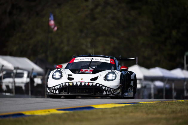 AUTO - IMSA - PETIT LE MANS 2026 77 KING Harry (gbr), PICARIELLO Alessio (bel), TANDY Nick (gbr), AO Racing, Porsche 911 GT3 R (992.2), action during the 2026 Motul Petit Le Mans, 11th round of the 2026 IMSA WeatherTech SportsCar Championship, from October 1 to 3, 2026 on the Michelin Raceway Road Atlanta in Braselton, Georgia, United States of America - BraseltonUnited States Copyright: xFabrizioxBoldonix