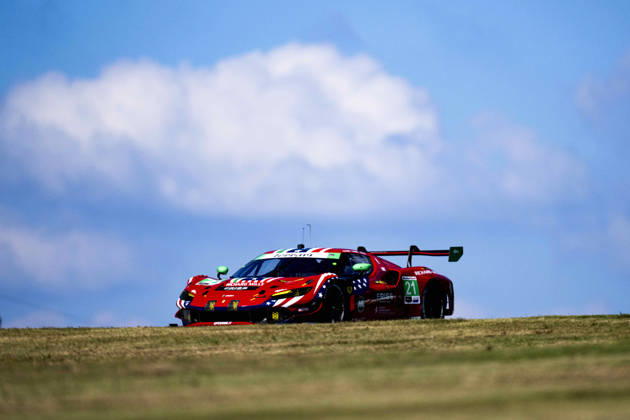 AUTO - IMSA - PETIT LE MANS 2026 21 FUOCO Antonio (ita), MANN Simon (gbr), WADOUX Lilou (fra), AF Corse, Ferrari 296 GT3 Evo, action during the 2026 Motul Petit Le Mans, 11th round of the 2026 IMSA WeatherTech SportsCar Championship, from October 1 to 3, 2026 on the Michelin Raceway Road Atlanta in Braselton, Georgia, United States of America - BraseltonUnited States  Copyright: xFabrizioxBoldonix