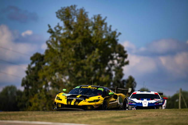 AUTO - IMSA - PETIT LE MANS 2026 70 IRIBE Brendan (usa), IRIBE Brendan (usa), SCHANDORFF Frederik (den), Inception Racing, Ferrari 296 GT3 Evo, action during the 2026 Motul Petit Le Mans, 11th round of the 2026 IMSA WeatherTech SportsCar Championship, from October 1 to 3, 2026 on the Michelin Raceway Road Atlanta in Braselton, Georgia, United States of America - BraseltonUnited States Copyright: xFabrizioxBoldonix