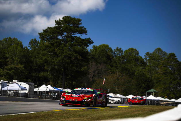 AUTO - IMSA - PETIT LE MANS 2026 21 FUOCO Antonio (ita), MANN Simon (gbr), WADOUX Lilou (fra), AF Corse, Ferrari 296 GT3 Evo, action during the 2026 Motul Petit Le Mans, 11th round of the 2026 IMSA WeatherTech SportsCar Championship, from October 1 to 3, 2026 on the Michelin Raceway Road Atlanta in Braselton, Georgia, United States of America - BraseltonUnited States  Copyright: xFabrizioxBoldonix