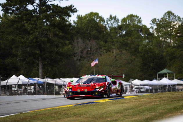 AUTO - IMSA - PETIT LE MANS 2026 21 FUOCO Antonio (ita), MANN Simon (gbr), WADOUX Lilou (fra), AF Corse, Ferrari 296 GT3 Evo, action during the 2026 Motul Petit Le Mans, 11th round of the 2026 IMSA WeatherTech SportsCar Championship, from October 1 to 3, 2026 on the Michelin Raceway Road Atlanta in Braselton, Georgia, United States of America - BraseltonUnited States  Copyright: xFabrizioxBoldonix