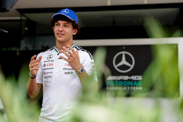 F1 - BAHRAIN GRAND PRIX IN MALAYSIA 2026 KIMI ANTONELLI Andrea (ita), Mercedes AMG F1 Team W16, portrait during the 2026 Formula 1 Bahrain Grand Prix in Malaysia, 16th round of the 2026 Formula One World Championship, WM, Weltmeisterschaft from October 2 to 4, 2026 on the Sepang International Circuit, in Sepang, Malaysia - SepangMalaysia Copyright: xDPPIx