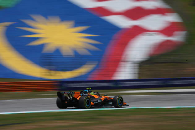October 2, 2026, Sepang International Circuit, Kuala Lumpur, 2026 Formula 1 Gulf Air Bahrain Grand Prix, Lando Norris (GBR), McLaren Mastercard F1 Team. Photo by Hasan Bratic, DeFodi Images
