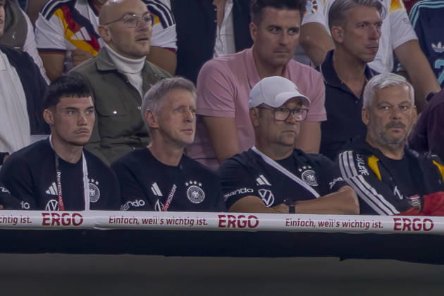Munich, Germany, October 1, 2026 UEFA Nations League 2026–2027 League Phase Group A2 Match 3 Germany vs. Serbia Pictured, from left: Felix Keidel (GER) in the stands. DFB and DFL regulations prohibit any use of photographs as image sequences and or quasi-video. Allianz Arena, Bavaria Copyright: xFotostandx xSchäferx
