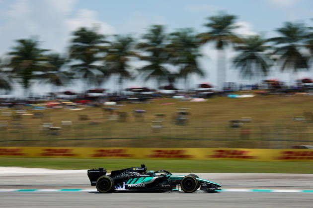 F1 - BAHRAIN GRAND PRIX IN MALAYSIA 2026 63 RUSSELL George (gbr), Mercedes AMG F1 Team W17, action during the 2026 Formula 1 Bahrain Grand Prix in Malaysia, 16th round of the 2026 Formula One World Championship, WM, Weltmeisterschaft from October 2 to 4, 2026 on the Sepang International Circuit, in Sepang, Malaysia - SepangMalaysia Copyright: xEricxAlonsox