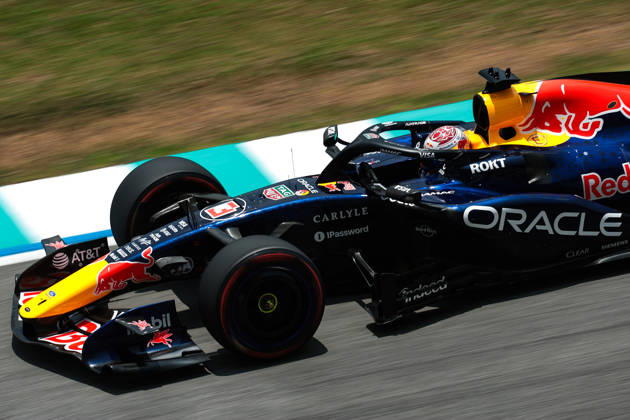 F1 - BAHRAIN GRAND PRIX IN MALAYSIA 2026 03 VERSTAPPEN Max (nld), Red Bull Racing Ford RB22, action during the 2026 Formula 1 Bahrain Grand Prix in Malaysia, 16th round of the 2026 Formula One World Championship, WM, Weltmeisterschaft from October 2 to 4, 2026 on the Sepang International Circuit, in Sepang, Malaysia - SepangMalaysia Copyright: xEricxAlonsox