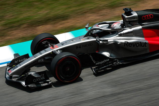 F1 - BAHRAIN GRAND PRIX IN MALAYSIA 2026 27 HULKENBERG Nico (ger), Audi F1 Team , action during the 2026 Formula 1 Bahrain Grand Prix in Malaysia, 16th round of the 2026 Formula One World Championship, WM, Weltmeisterschaft from October 2 to 4, 2026 on the Sepang International Circuit, in Sepang, Malaysia - SepangMalaysia Copyright: xEricxAlonsox