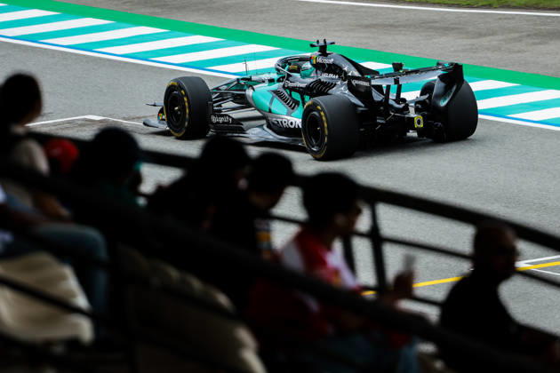 F1 - BAHRAIN GRAND PRIX IN MALAYSIA 2026 63 RUSSELL George (gbr), Mercedes AMG F1 Team W17, action during the 2026 Formula 1 Bahrain Grand Prix in Malaysia, 16th round of the 2026 Formula One World Championship, WM, Weltmeisterschaft from October 2 to 4, 2026 on the Sepang International Circuit, in Sepang, Malaysia - SepangMalaysia Copyright: xEricxAlonsox