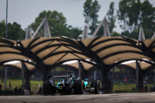 F1 - BAHRAIN GRAND PRIX IN MALAYSIA 2026 63 RUSSELL George (gbr), Mercedes AMG F1 Team W17, action during the 2026 Formula 1 Bahrain Grand Prix in Malaysia, 16th round of the 2026 Formula One World Championship, WM, Weltmeisterschaft from October 2 to 4, 2026 on the Sepang International Circuit, in Sepang, Malaysia - SepangMalaysia Copyright: xANTONINxVINCENTx