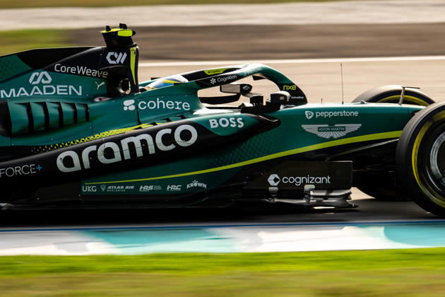 F1 - BAHRAIN GRAND PRIX IN MALAYSIA 2026 14 ALONSO Fernando (spa), Aston Martin F1 Team AMR26, action during the 2026 Formula 1 Bahrain Grand Prix in Malaysia, 16th round of the 2026 Formula One World Championship, WM, Weltmeisterschaft from October 2 to 4, 2026 on the Sepang International Circuit, in Sepang, Malaysia - SepangMalaysia Copyright: xALBERTOxVIMERCATIx