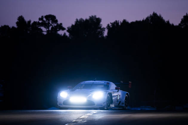 AUTO - IMSA - PETIT LE MANS 2026 68 HASSE CLOT Valentin (fra), SORENSEN Marco (dnk), DRUDI Mattia (ita), Car Blanche, Aston Martin Vantage GT3 Evo, action during the 2026 Motul Petit Le Mans, 11th round of the 2026 IMSA WeatherTech SportsCar Championship, from October 1 to 3, 2026 on the Michelin Raceway Road Atlanta in Braselton, Georgia, United States of America - BraseltonUnited States Copyright: xFabrizioxBoldonix
